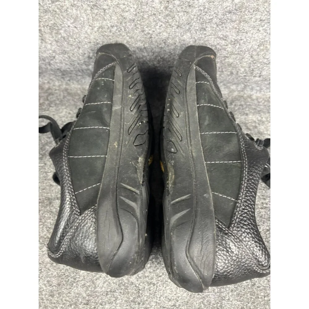 Keen Shoes Womens‎ Size 9 Black Leather Lace Up Walking Casual Comfort Sneakers